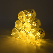 LED Crystal Effect Flameless Candle Light Set (5 Pc)