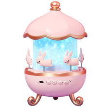 Star Spin Bunny Carousel Lamp