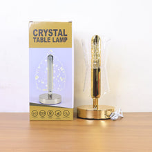 Luxury Crystal LED Double Shade Table Lamp (1 Pc)