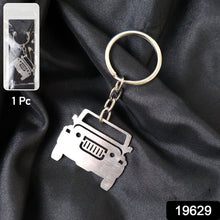 Classic Jeep Design Metal Keyring