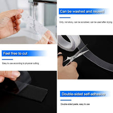 Strong Transparent Double-Sided Nano Adhesive Tape