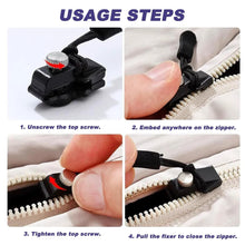 Portable Universal Detachable Zipper Slider (10 Pc /Medium)
