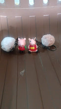 Cute Cartoon Keychain with Fluffy Pom (1 Pc / Mix Design)